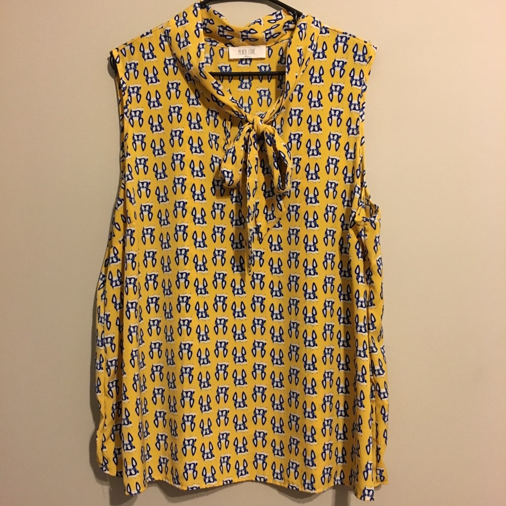 ModCloth French Bulldog Top. Frenchie Top.